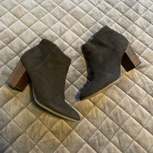 Old Navy Black Suede Booties